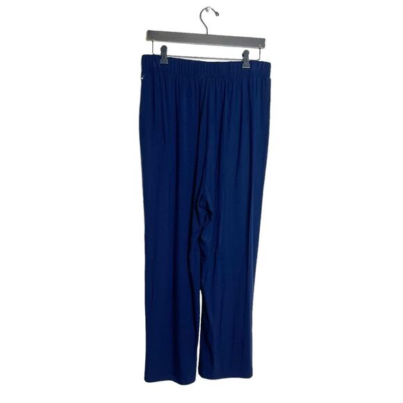 NWT Universal Standard jersey knit wide leg pants maritime blue 10 12 - Picture 6 of 7
